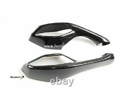 2015-2019 Yamaha R1 R1M R1S Carbon Fiber Mirrors Signal Cover Guards Twill Weave