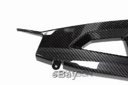 2016 2017 Kawasaki ZX10R Carbon Fiber Swingarm Cover 2x2 twill weaves