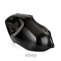 2016+ For YAMAHA XSR900 Carbon Fiber Tank Side Panel Cover Protector Gloss Twill