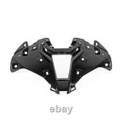 2019 2020+ For BMW S1000RR Carbon Fiber Head Nose Cowl Air-Inlet Cover Twill