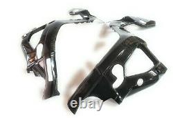 2020+ BMW S1000RR 100% Full Carbon Fiber Frame Covers, Twill Weave Pattern
