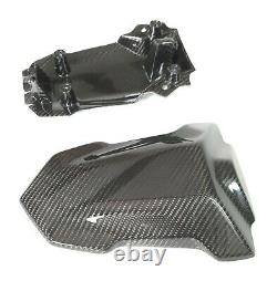 2020+ BMW S1000RR 100% Full Carbon Fiber Seat Cover Twill Weave, 2 Pieces parts