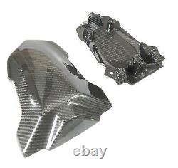 2020+ BMW S1000RR 100% Full Carbon Fiber Seat Cover Twill Weave, 2 Pieces parts