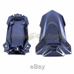 2020+ BMW S1000RR Carbon Fiber Seat Cover Twill Weave Pattern