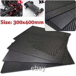 300x400mm 3K Carbon Fiber Plate Panel Sheet Board Composite Material Thick 1-6mm