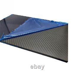 300x400mm High Hardness Carbon Fiber sheet Pure Carbon Panel Board 1mm-6mm Thick