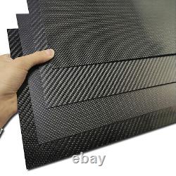 300x400mm High Hardness Carbon Fiber sheet Pure Carbon Panel Board 1mm-6mm Thick