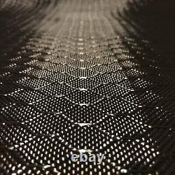 39 in x 10 FT Bee Hive Carbon Fiber FABRIC-2x2 Twill WEAVE-3K 220g