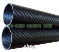 3K Carbon Fiber Tube 21 22 25 27 28 30 32 33 36 38 40 42 46 50 60MM x1M Pipe