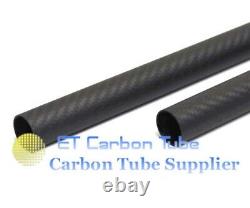 3K Carbon Fiber Tube 5-10 12 18 22 30 32 40 42 44-50 60 64 80 90 100 114 x 500mm