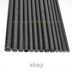 3K Carbon Fiber Tube OD5 6 8 10 12 14 16 18 20 22 25 30 32 40 50 60 x1M Pipe