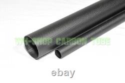 3K Carbon Fiber Tube OD5 6 8 10 12 14 16 18 20 22 25 30 32 40 50 60 x1M Pipe