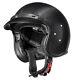 3k Twill Weave Gloss Carbon Fiber 3/4 Dot Open Face Motorcycle Helmet
