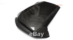3d Glossy Real Twill Carbon Fiber Dash Cowl Cover For 16-19 CIVIC Fc Fk Lhd Only