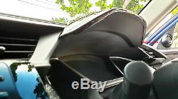 3d Glossy Real Twill Carbon Fiber Dash Cowl Cover For 16-19 CIVIC Fc Fk Rhd Only