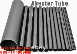3k Carbon Fiber Tube 5-10 12 20-40 42 50 60 80 90 100 114 x1M for RC Model