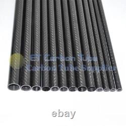 3k Carbon Fiber Tube OD 8 10 12 14 16 18 40 50 60 80 90 100 114 x1M for RC Model