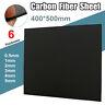 400x500mm Carbon Fiber Plate Sheet Panel 3k Twill Weave Matte Vehicle Material