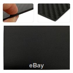 400x500mm Carbon Fiber Plate Sheet Panel 3K Twill Weave Matte Vehicle Material
