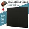 400x500mm Carbon Fiber Plate Sheet Panel 3k Twill Weave Matte Vehicle U U7
