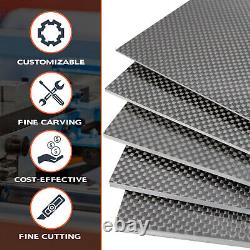 500X600 100% 3K Carbon Fiber Sheet Laminate Plate Panel 1-4MM Thickness
