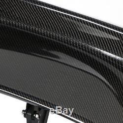 56.5 Inch Universal 3DI GT Real Twill Carbon Fiber Adjustable Rear Wing Spoiler