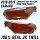 5th Gen Camaro Carbon Fiber Door Panels 100% 3k Twill Crimson Carbon