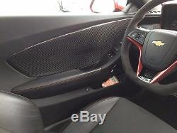 5th GEN Camaro Carbon Fiber Door Panels 100% 3K Twill Crimson Carbon