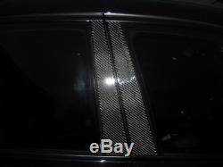 6pc Twill W221 Carbon Fiber Pillar Panels Cover For BENZ 07-13 S550 S63 S65 S600