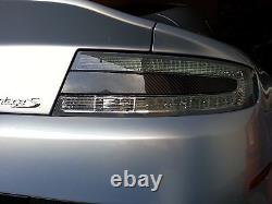 Aston Martin Tail Light Inserts 2 pieces 100% Carbon Fiber