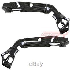 BMW (2015+) S1000RR/HP4 (2017+) S1000R Frame Protector Covers Twill Carbon Fiber