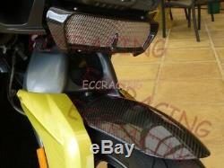 BMW K1300R TWILL Carbon Fiber Oil cooler cover with Mounting Brackets