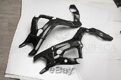 BMW S1000RR 2019-2020 Carbon Frame Covers Twill Gloss 100% Carbon Autoclave