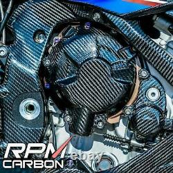 BMW S1000RR 2020+ Carbon Fiber Engine Cover Set