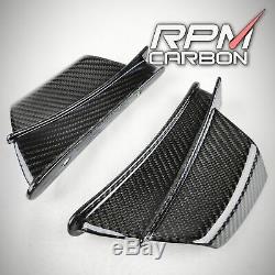 BMW S1000RR Carbon Fiber Winglets V4R Style Glossy Twill RPM Carbon
