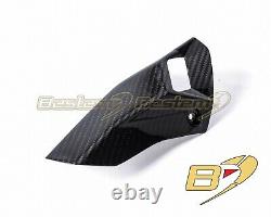 BMW S1000XR 2020 2021 Carbon Fiber Exhaust Pipe Heat Shield Cover Twill