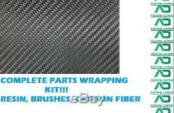 BRAND NEW Carbon Fiber Wrapping / Skinning Part Kit 2x2 Twill Epoxy Resin
