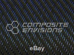 Blue Reflections Carbon Fiber Fabric 2x2 Twill 50 3k 5.9oz Remnant Roll 412