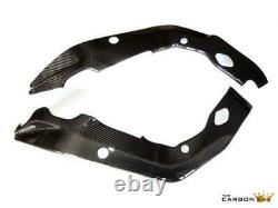 Bmw S1000rr 09-2014 Carbon Frame Protectors In Twill Gloss Weave Fibre'2nds