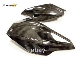 Bmw S1000xr 2015-2019 Carbon Lower Belly Pan Side Panels In Twill Gloss Fibre