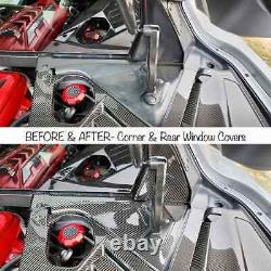 C8 Corvette Carbon Fiber Corner Covers 100% Carbon Fiber AGMotorsports