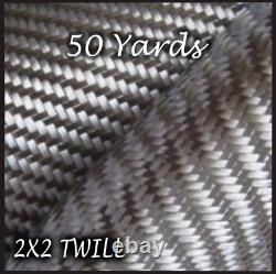 CARBON FIBER FABRIC CLOTH 2x2 Twill Weave 3k 6oz/203gsm 39 Wide