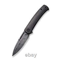CIVIVI Cetos Frame Lock C21025B-DS1 Knife Damascus Steel & Twill Carbon Fiber