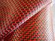 Carbon Fiber Cloth Orange/red Kevlar Fabric Dual Twill Weave 50 3k 5 Yards
