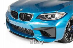 Carbon Fiber Front Bumper Lip Lower Canard Trim Fit 2016-2018 For BMW M2 F87