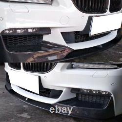 Carbon Fiber Front Bumper Splitters for BMW 6 Series F06 F12 F13 M-Sport 2012-19