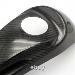 Carbon Fiber Fuel Console Gas Tank Cap Cover For 2008-2017 Touring Glossy Twill