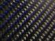 Carbon Fiber Panel Made With Kevlar Blue. 012/. 3mm 2x2 Twill-48x72