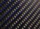 Carbon Fiber Panel Made With Kevlar Blue. 012/. 3mm 2x2 Twill-48x96