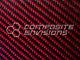 Carbon Fiber Panel Made With Kevlar Red. 012/. 3mm 2x2 Twill-48x48